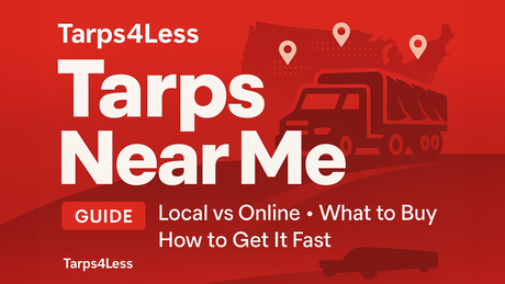 Tarps Near Me: How to Find the Best Flatbed & Truck Tarps Locally and Online