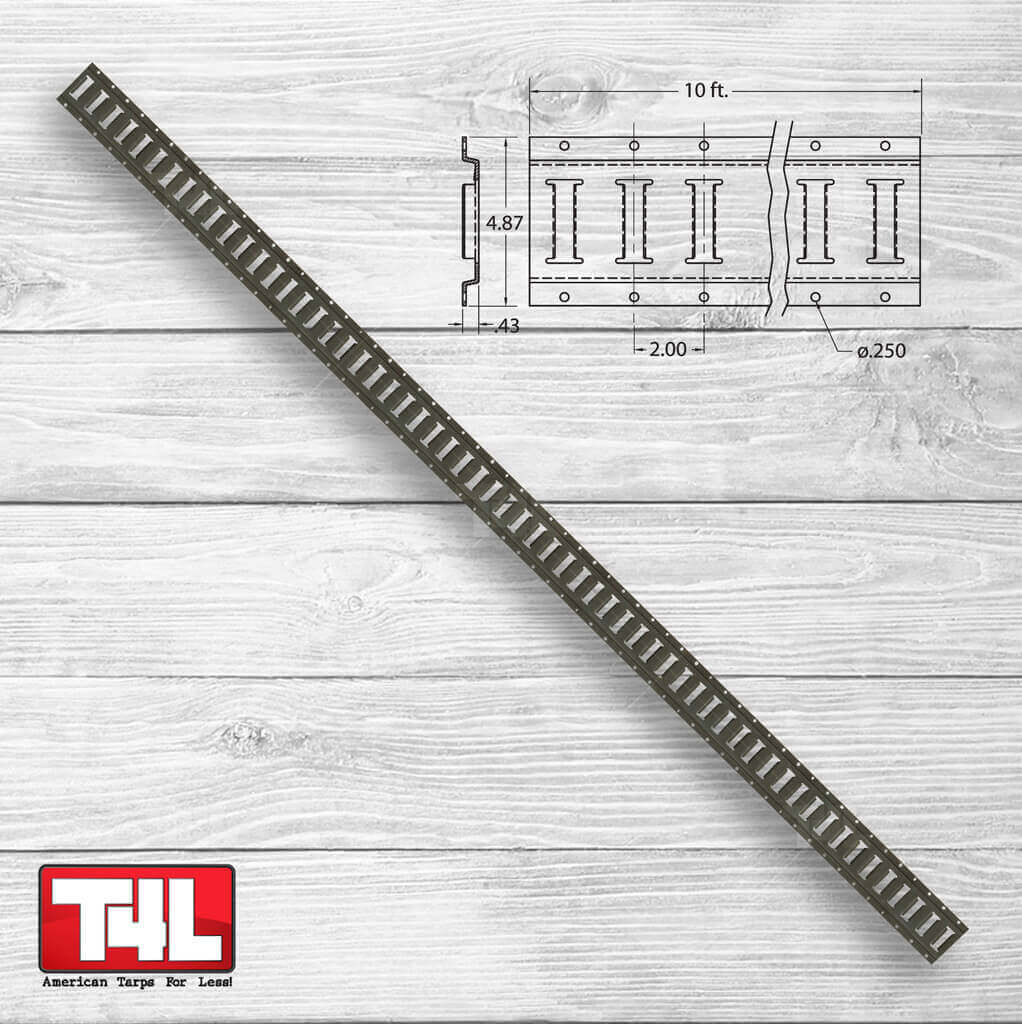 10' Horizontal E-Track - Tarps4Less-Ancra-