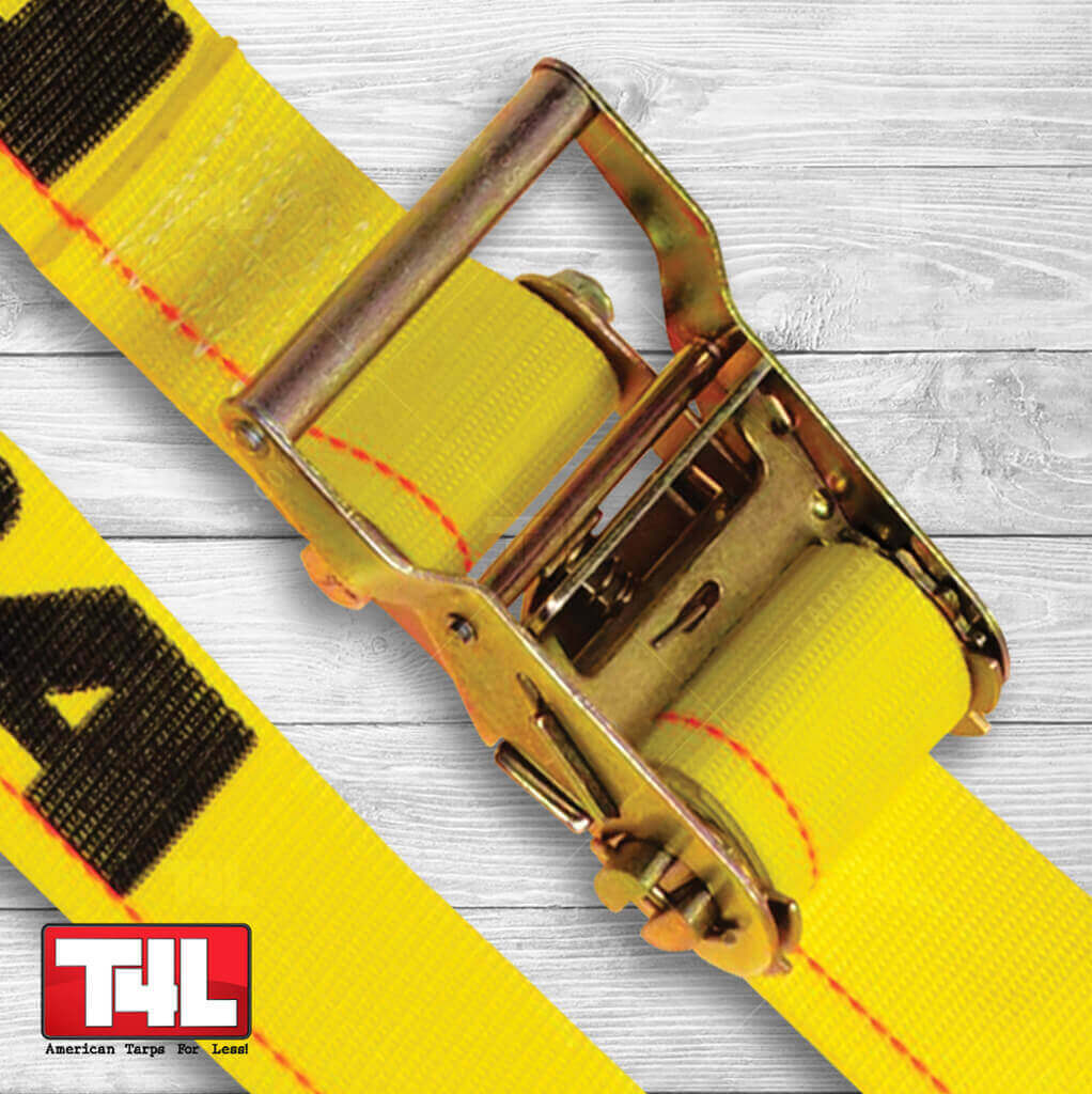 2" X 12' Ratchet Strap & E-Fitting - Tarps4Less-Ancra-