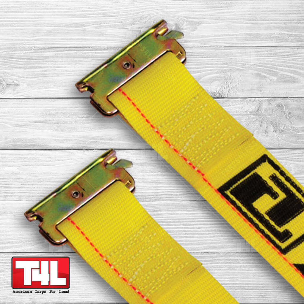 2" X 12' Ratchet Strap & E-Fitting - Tarps4Less-Ancra-