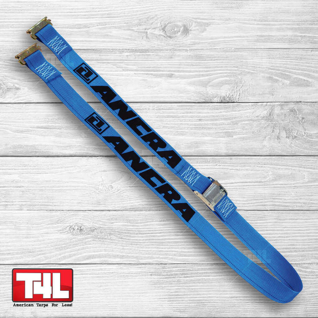 2" X 20' Cam Buckle Strap w/ E-Fitting - Tarps4Less-Ancra-