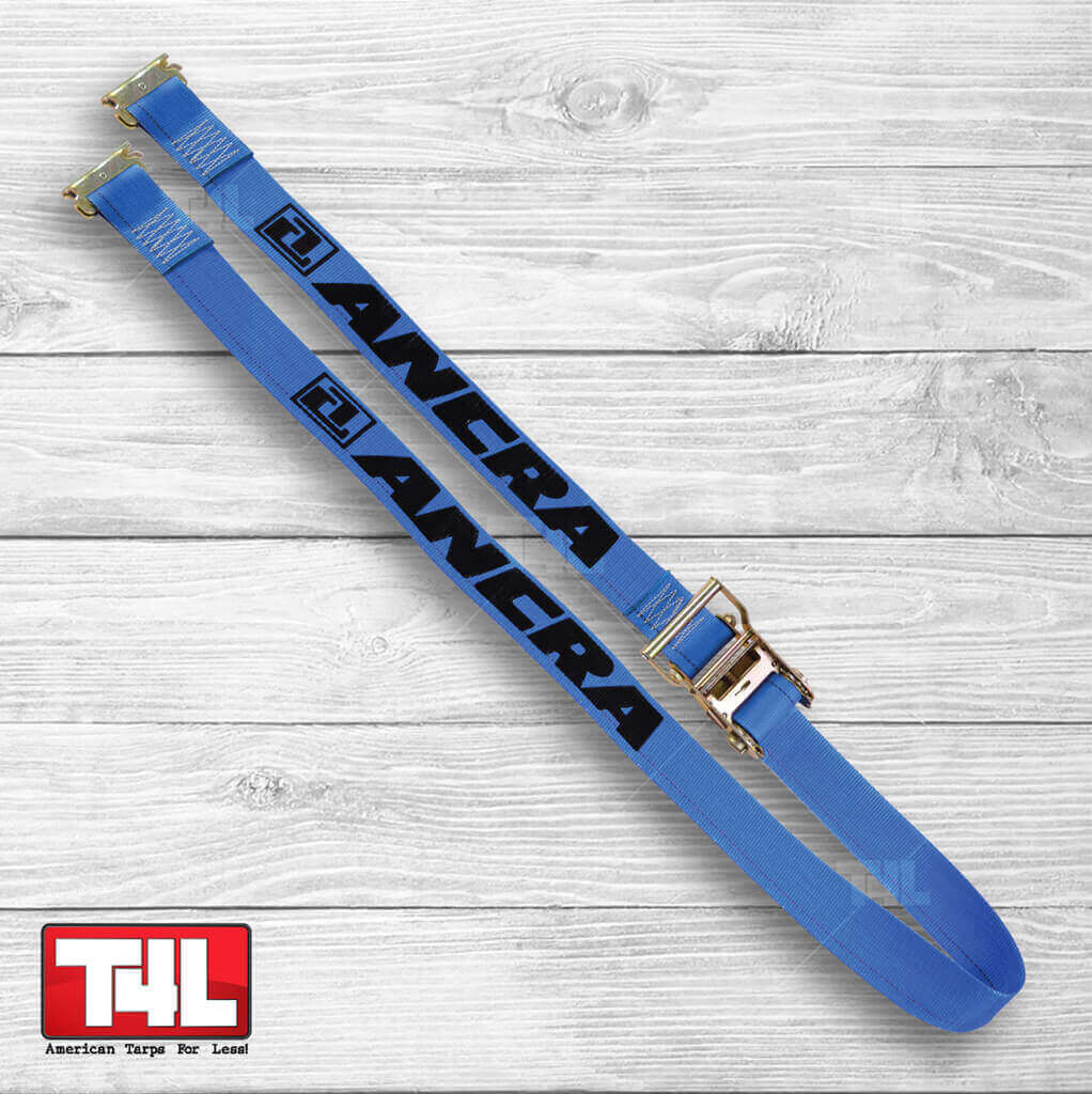 2" X 20' Ratchet Strap & E-Fitting - Tarps4Less-Ancra-