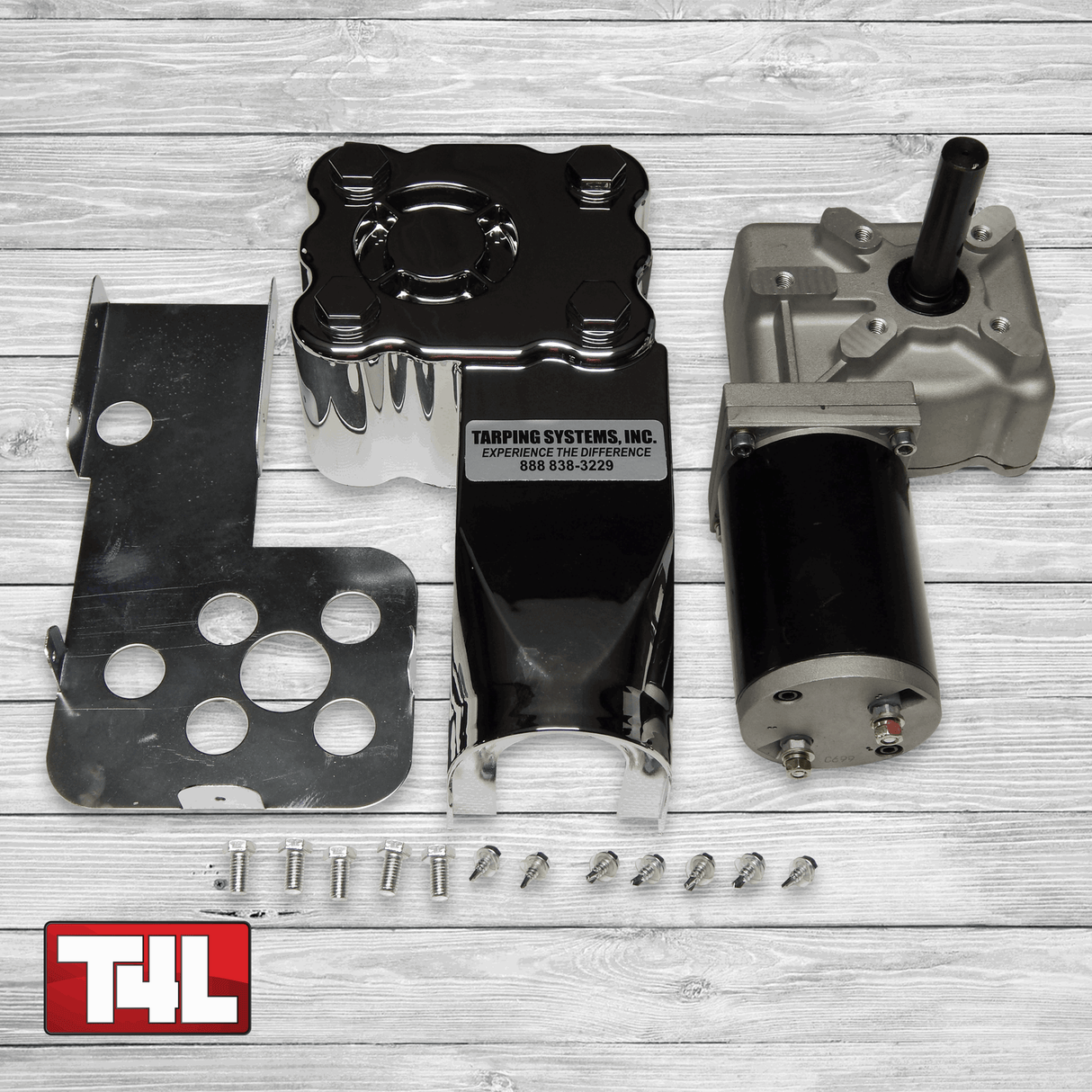 2HP 90:1 Gear Ratio 12V Heavy Duty Enforcer Dump Truck Tarp Motor - Tarps4Less-Tarps4Less-