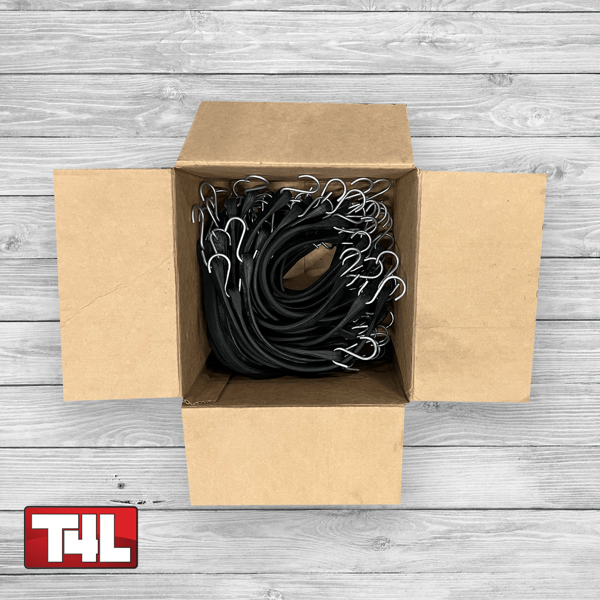 EPDM Rubber Straps securing a tarp on a flatbed truck