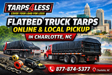 Flatbed Truck Tarps Online & Local Pickup in Charlotte, NC