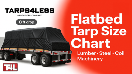 Flatbed Tarp Size Chart (Lumber, Steel, Coil & Machinery)