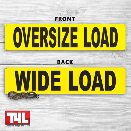 Oversize/Wide Load Signs - Tarps4Less-Ancra-